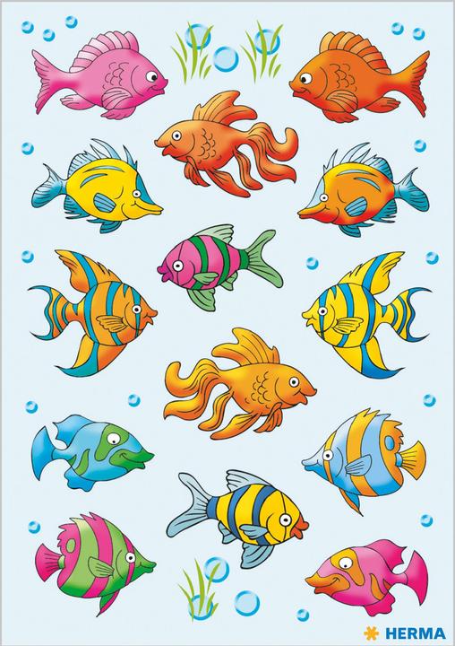 Actual product image HERMA Sticker fish