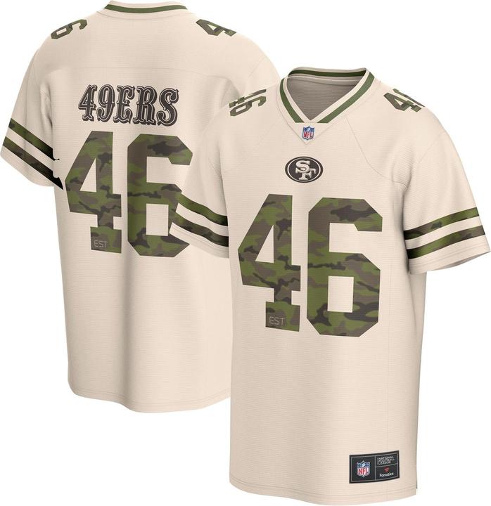 Actual product image Fanatics San Francisco 49ers NFL Supporters Jersey sand camo - XXL (XXL)