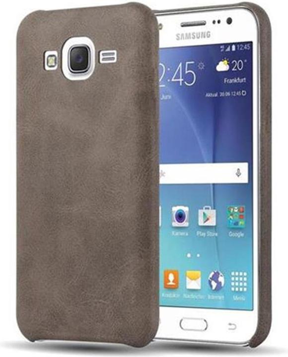 Actual product image Cadorabo Hard cover faux leather with texture (Samsung Galaxy J5 (2015))