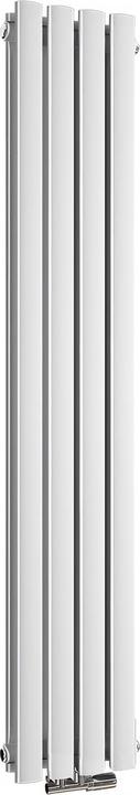 Emke Radiator, Oval Radiator, White 160x24cm 623W Double Layers (623 W)