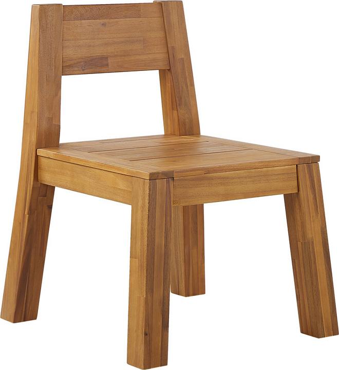 Image du produit Beliani Ensemble de meubles de jardin en acacia marron clair 6 places LIVORNO (225 cm)