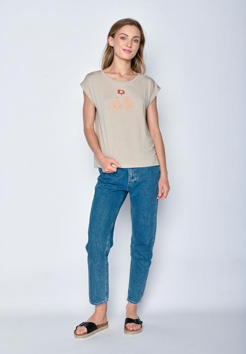 Actual product image Greenbomb Women's Bike Love Timid Top (XL)