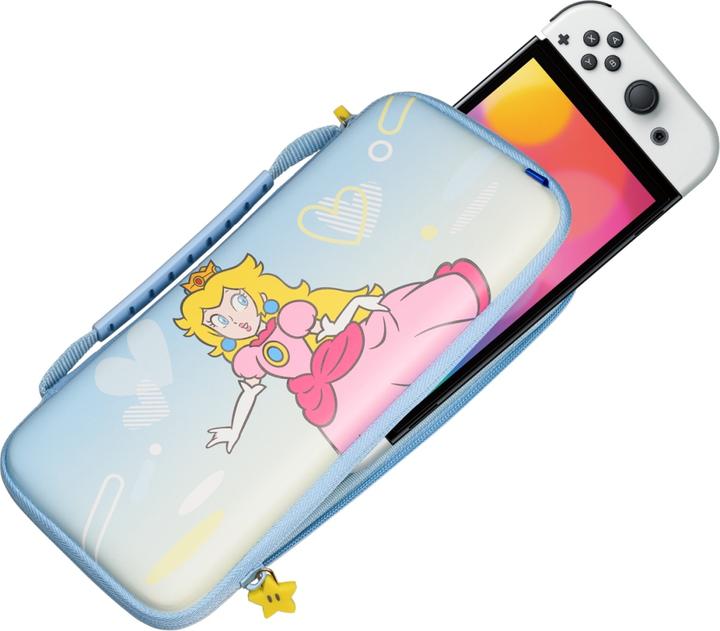 Actual product image HORI Slim Tough Pouch - City Pop Peach (Switch)