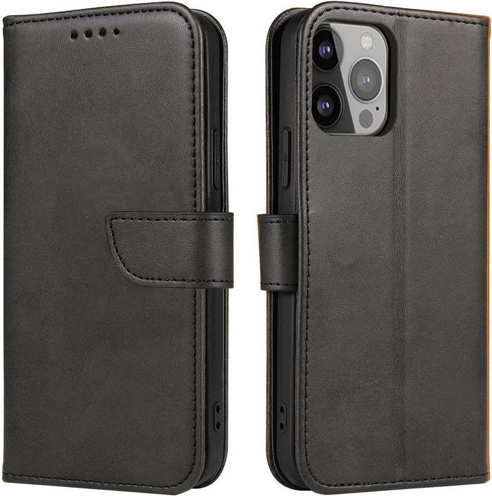 Produktbild Hurtel Magnethülle für Samsung Galaxy A54 5G Hülle mit Flip Wallet Ständer schwarz (Samsung Galaxy A54 5G)