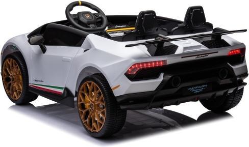 Produktbild Es-toys Kinderfahrzeug - Elektro Auto "Lamborghini Huracan Spider 2 Sitzer" - Lizenziert - 4 Motoren- 2,4Ghz (12 V)