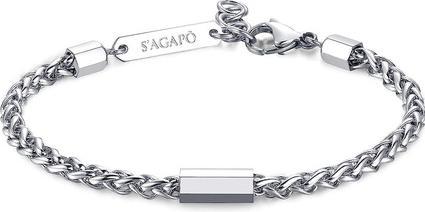Sagapo S'Agapõ - Modern steel bracelet Ripple SRP15