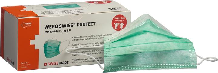Produktbild Wero Swiss Hygienemaske Kinder (Typ IIR, 50 x)