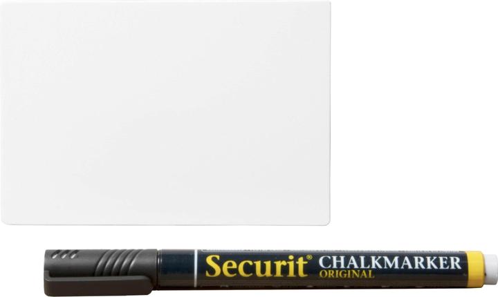 Actual product image Securit Chalkboard white A7 set of 20 pcs. (Blackboard, 7.5 x 10.5 cm)