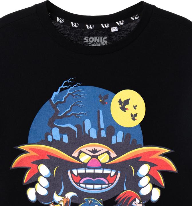 Immagine prodotto Sonic The Hedgehog Maglietta Halloween Dottore Eggman Maniche Corte Uomo (S)