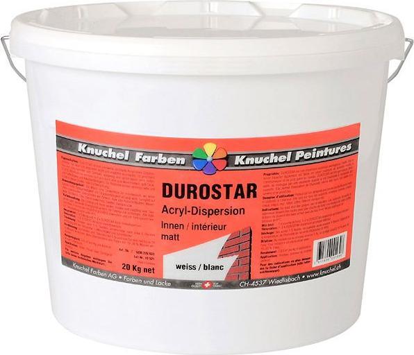 Knuchel Durostar Acrylique 2.5kg, blanc naturel mat (Blanc de signalisation)