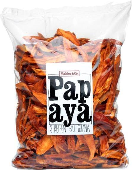 Mahler & Co. Papayastreifen getrocknet (1000 g)
