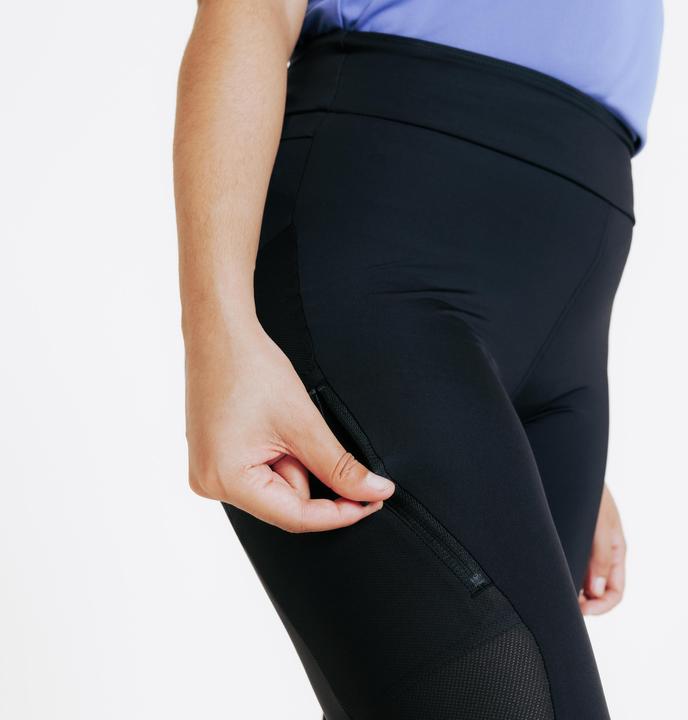 Actual product image Fouganza Reitleggings Full Grip Light Damen marineblau (M)