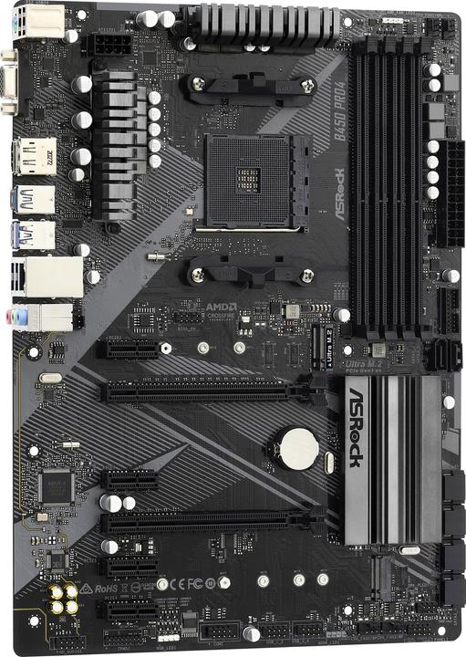 Image du produit AsRock Carte mère B450M Pro4 2.0 (AM4, AMD B450, mATX)