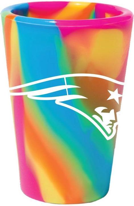 Actual product image Wincraft Inc. New England Patriots Silicone Shot Glass