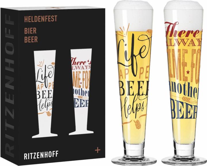 Image du produit Ritzenhoff Heldenfest Bierglas 2er Set F25 (0.39 l, 2 x)