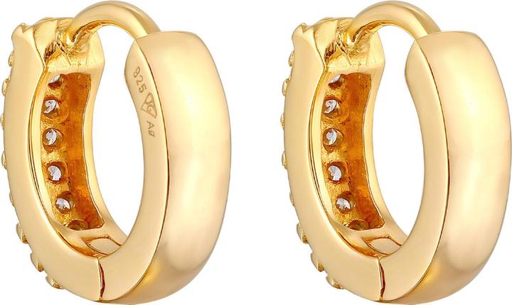 Immagine prodotto Elli Creolo, creoli di cristallo (Argento 925, Zirconia)