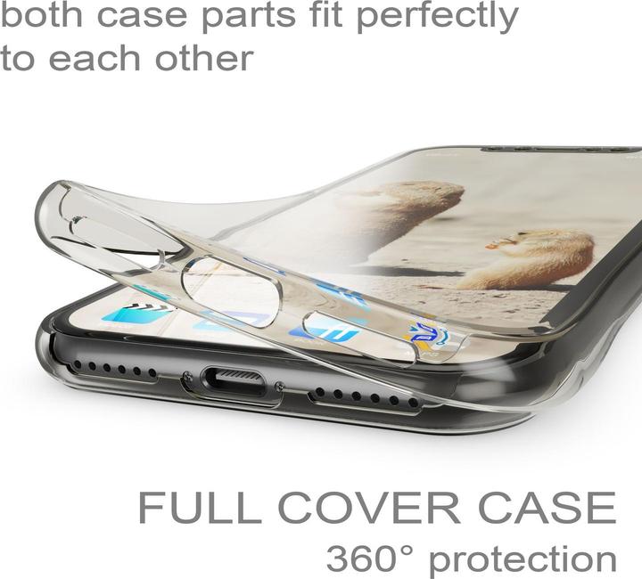 Immagine prodotto Nalia Custodia per cellulare a 360 gradi (Apple iPhone X, Apple iPhone XS)