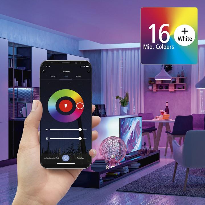 Immagine prodotto Hama Lampada LED WLAN (E27, 10 W, 806 lm, 1 x, G)