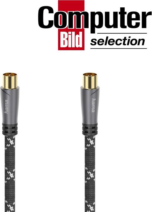 Actual product image Hama Coax - Coax (120 dB, Antenna cable)