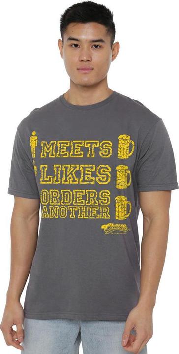 Immagine prodotto Cheers Man Meets Beer Maglietta Uomo (4XL)