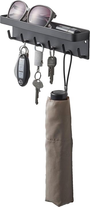 Actual product image Yamazaki Magnetic key rack with SMART shelf