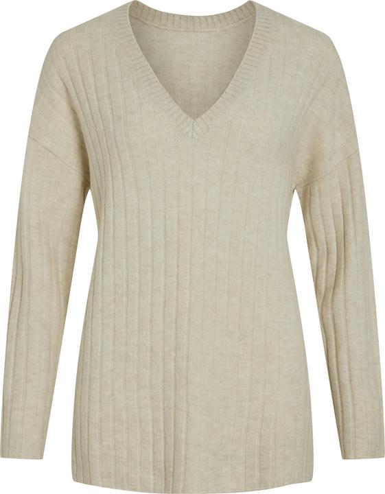 Vila V-Ausschnitt Strickpullover (L)