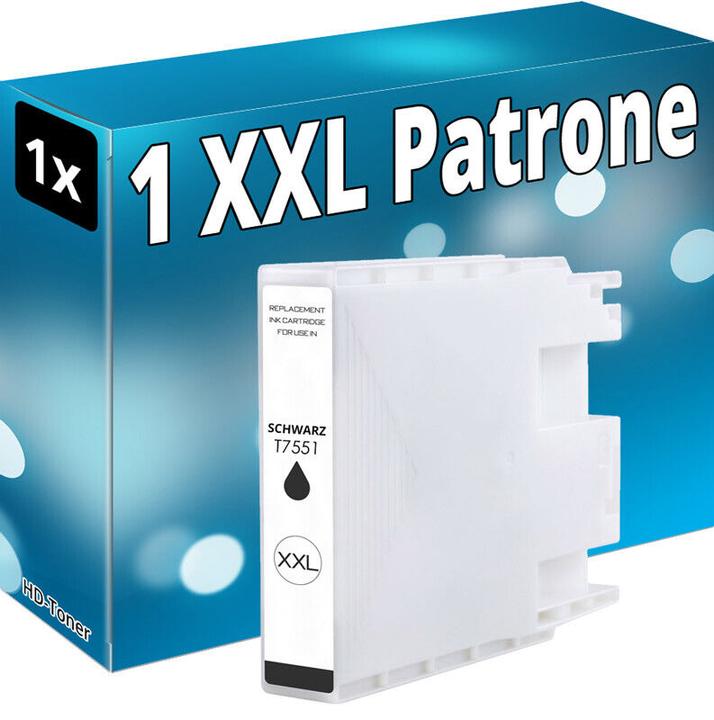Image du produit Druckfuxx Patrone für Epson WorkForce Pro WF-8090 WorkForce Pro WF-8590 schwarz