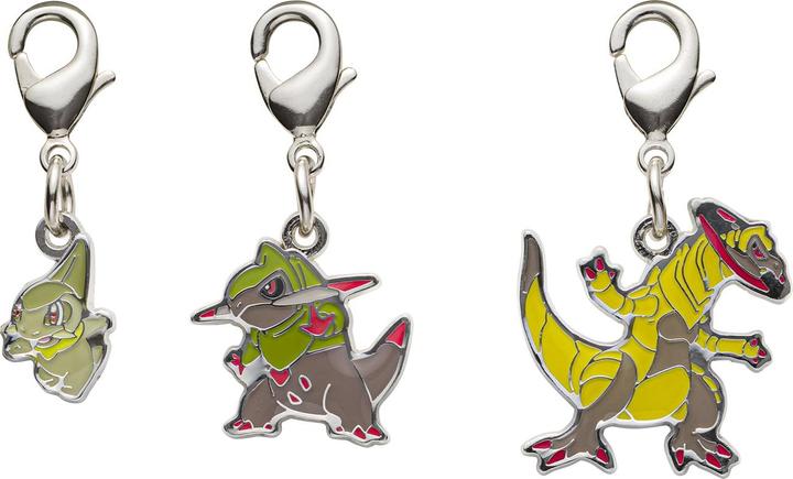 Actual product image Pokémon Pokemon Center - Axew, Fraxure, Haxorus keychain - 3 pieces