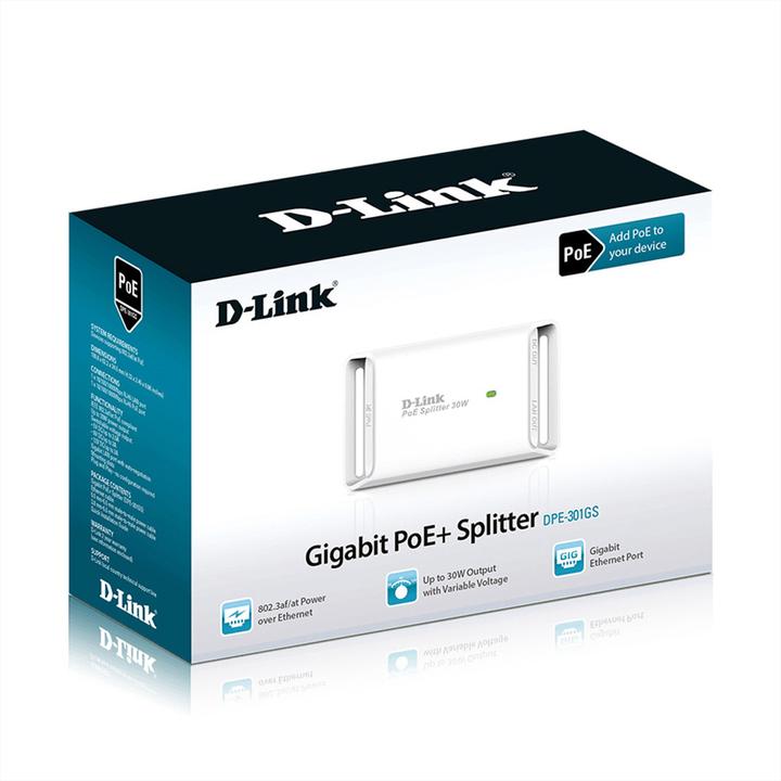 Produktbild D-Link 1-Port Gigabit Poe+ Splitter (1 Ports)