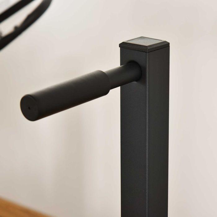 Produktbild Swisshandel24 Dipstation Dipständer Dip Dipper Stangen Ständer Bauchtrainer Rückentrainer Stahl Schwarz 104 x 70,5