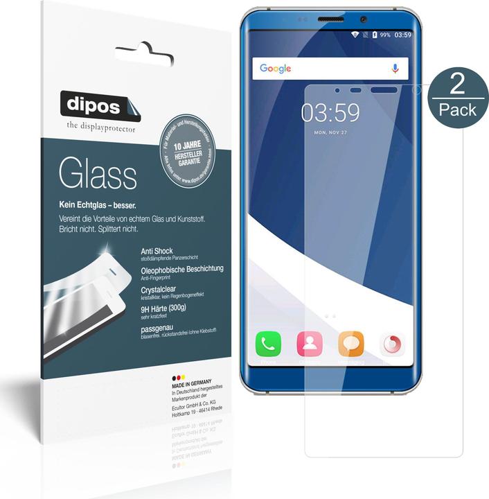Actual product image Dipos Screen Protector Anti-Shock (2 Piece, Koolnee K1)