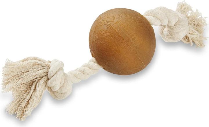 Produktbild Wolters Hunde-Spielzeug Pure Nature Spielball am Seil, M, 22 cm (Kauspielzeug Hund)