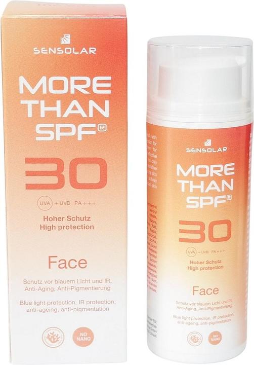 Sensolar More Than SPF Face Sonnencreme AntiAging LSF30 (Sonnencreme Gesicht, SPF 30, 50 ml, 90 g)