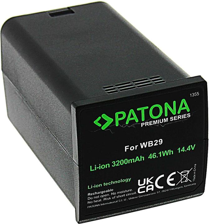 Actual product image Patona Premium battery for Godox AD200 Pro (Camera battery)