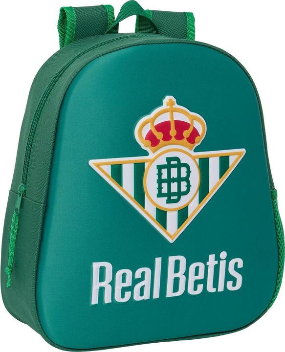 Real Betis Balompié Schulrucksack 3D grün 27 x 33 x 10 cm