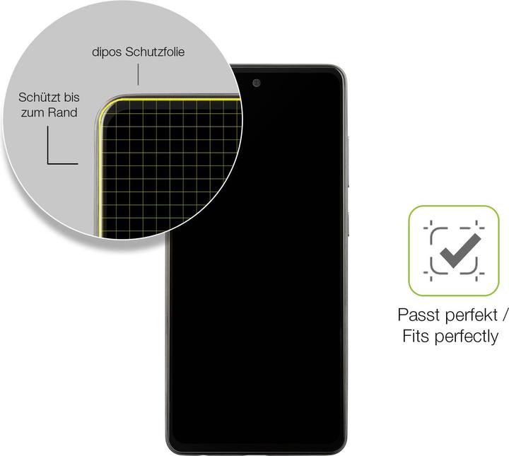 Immagine prodotto Dipos Full-Cover Pellicola Protettiva opaco (1 Pezzo/i, Samsung Galaxy A52s 5G)