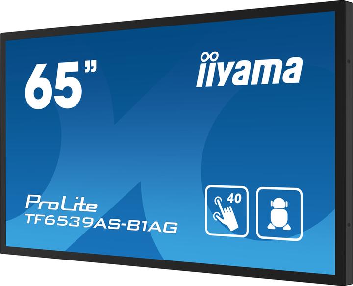 Immagine prodotto iiyama 163,9 cm (64,5") TF6539AS-B1AG 16:9 M-Touch 2xHDMI+DP (3840 x 2160 pixel, 64.50")