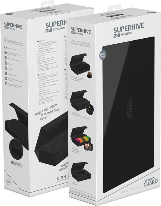 Produktbild Ultimate Guard Kartenbox XenoSkin Superhive 550+ Schwarz