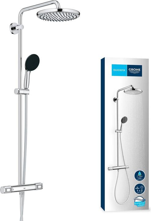 Immagine prodotto Grohe Vitalio Start System 250 Duschsystem mit Thermostatbatterie und Vitalio Start 110 Handbrause, inkl.