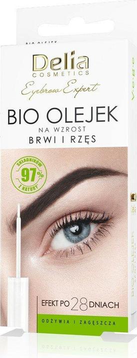 Delia Cosmetics Cosmetics Eyebrow Expert Bio Öl für Augenbrauen und Wimpern Wachstum (7 ml)
