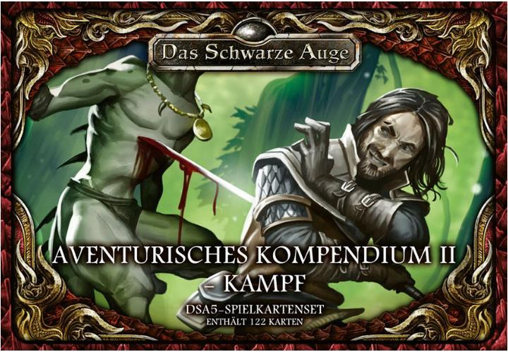 Produktbild DSA5 Spielkartenset - Aventurisches Kompendium 2: Kampfsonderfertigkeiten, 124 Karten (DE-Ausgabe) (Deutsch)