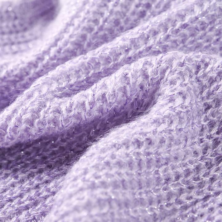 Produktbild VidaXL Kinder-Pulloverweste Gestrickt Helllila 140,Material: 67 (140)