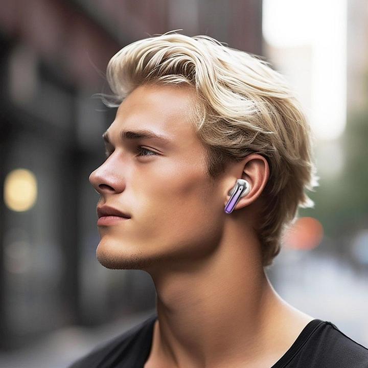 Immagine prodotto Hoco Cuffie Bluetooth effetto cromo (ANC, 7 h, Cablato)