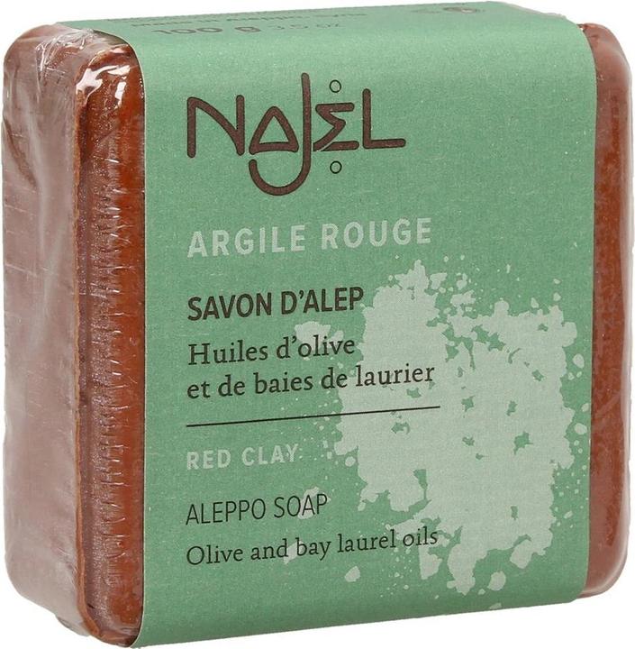 Najel Aleppo Seife Rote Tonerde (Hartseife)