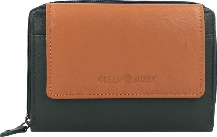 Actual product image Greenburry Nappa Geldbörse RFID Schutz Leder 14 cm