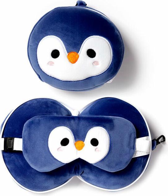 Puckator Relaxeazzz Plüsch Pinguin (Kopf- & Nackenkissen)