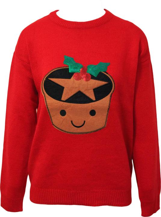 Brave Soul Pullover weihnachtliches Design (XS)