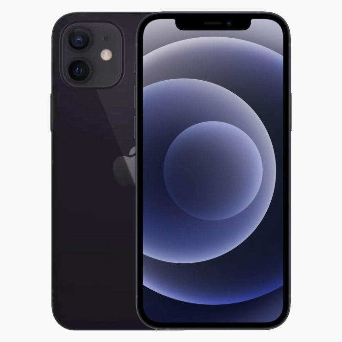 Actual product image Forza Refurbished iPhone 12 (128 GB, Black, 6.10", 12 Mpx, Dual SIM, B / Very good)