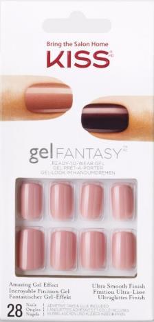 Actual product image KISS Gel Fantasy (Artificial nails, Transparent, Rose)