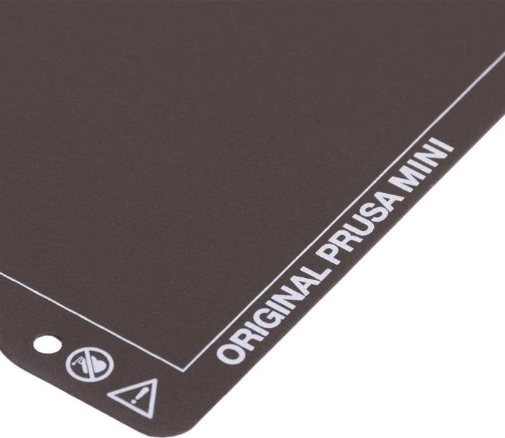 Image du produit Prusa Plaque de pression en acier à ressort MINI avec couche PEI satinée double face